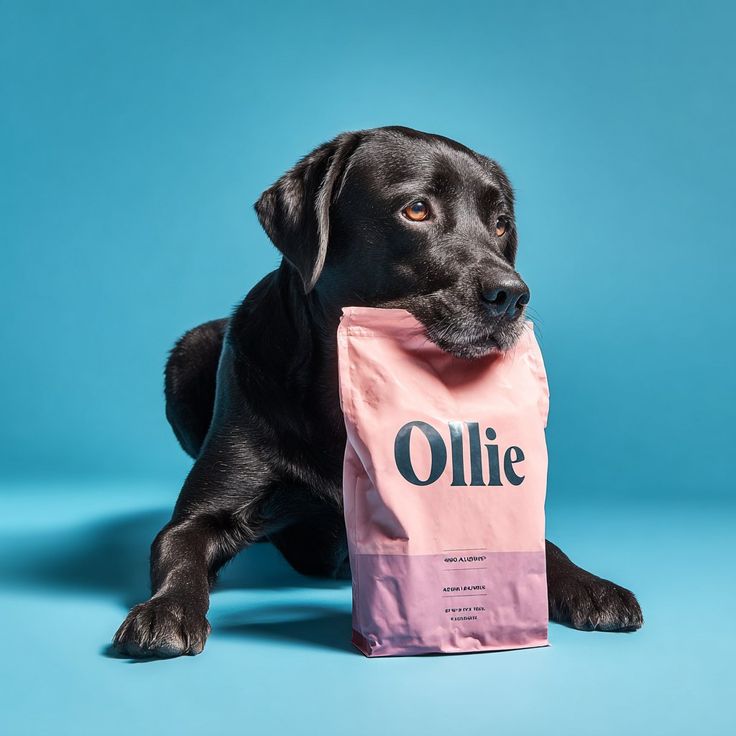 Fresh dog food ingredients — meat, vegetables and wholegrains in a bowl